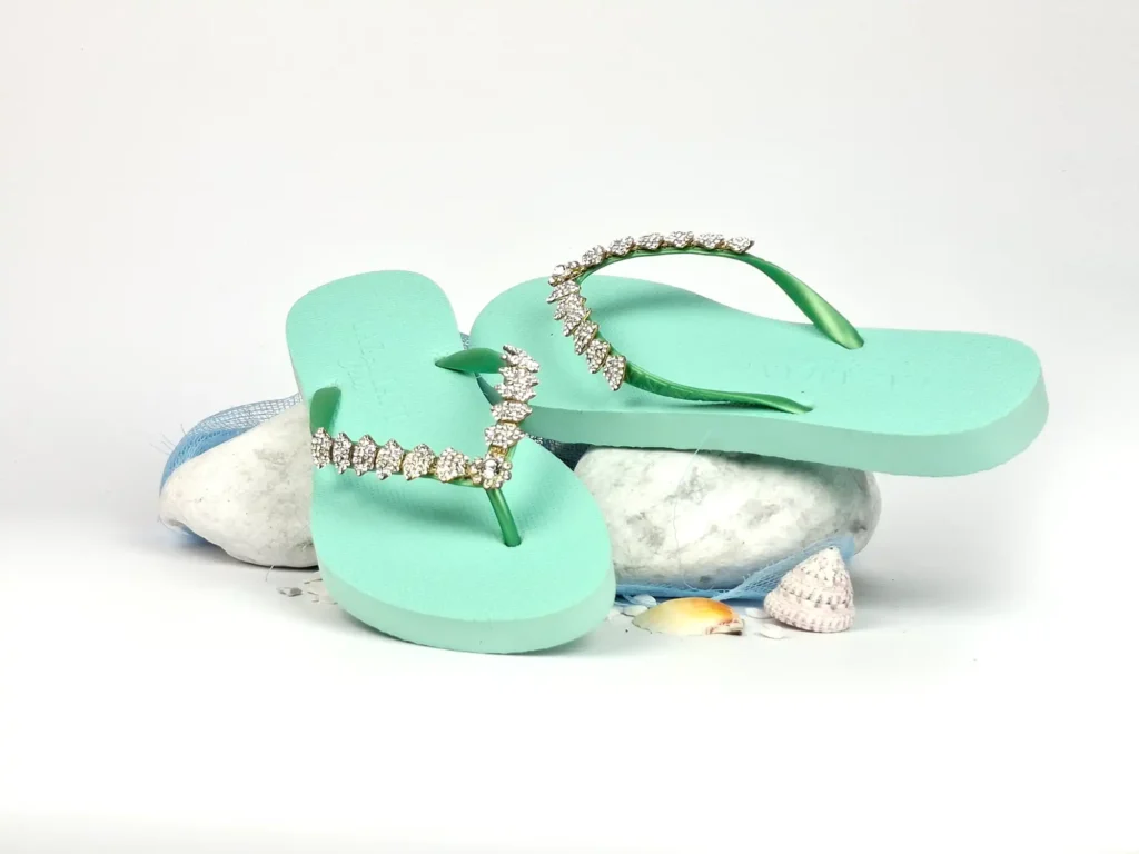 Sommer Flip Flop mit Steinchen